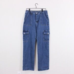 SHEIN Denim Cargo Jeans // size: 30